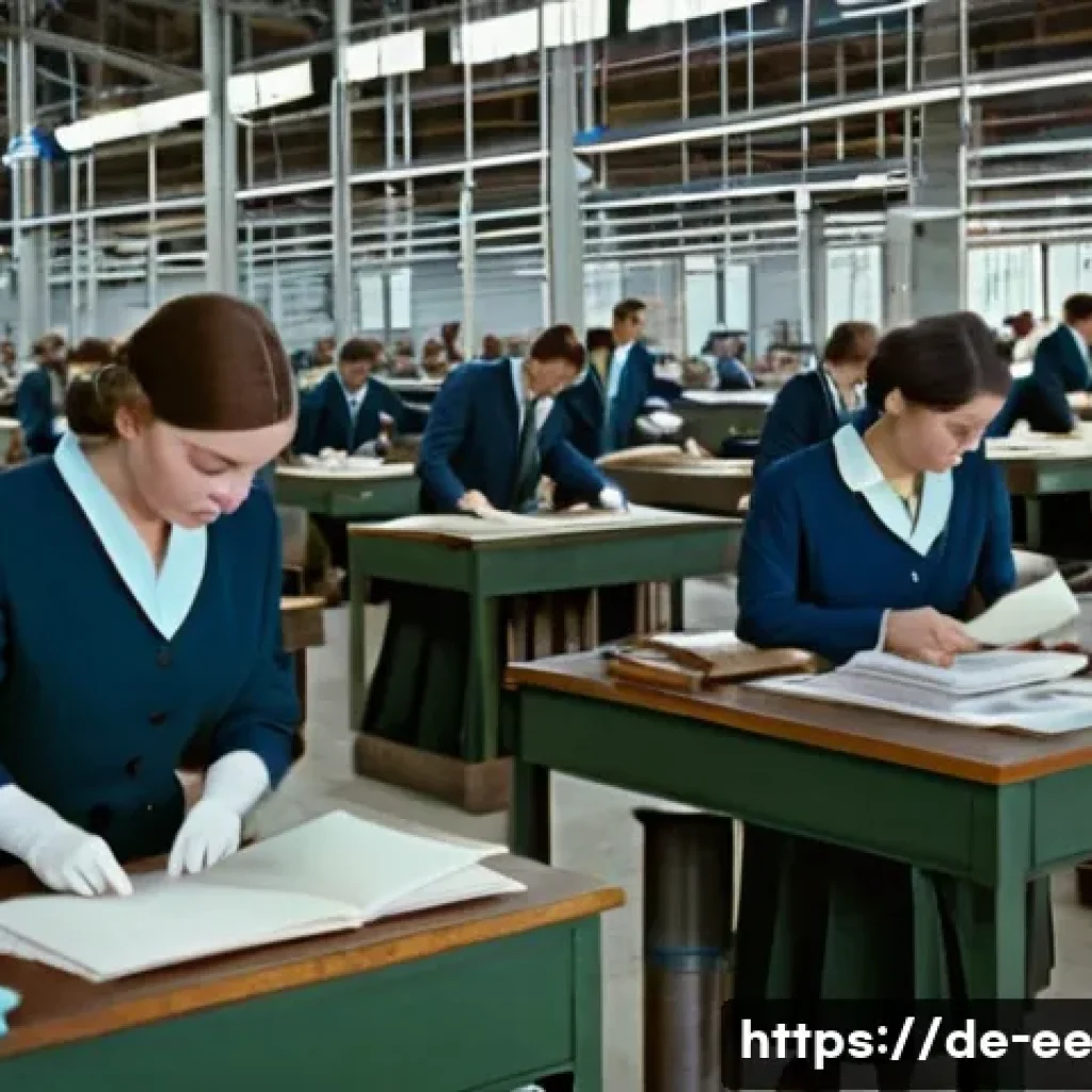 일제하 근무와 현대 한국 사회의 문제 - **Prompt 1: The Era of Prussian Virtues and Economic Miracle**
Generate an image depicting a bus...